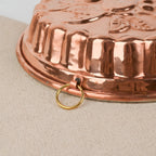 Copper cake mould, fruit design