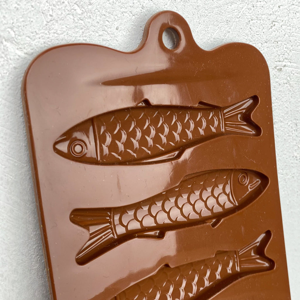 Chocolate sardine mold