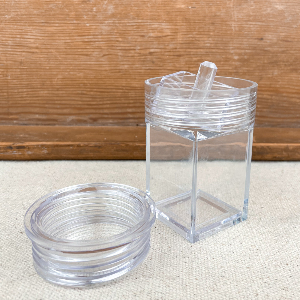Square plastic egg mold