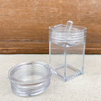 Square plastic egg mold
