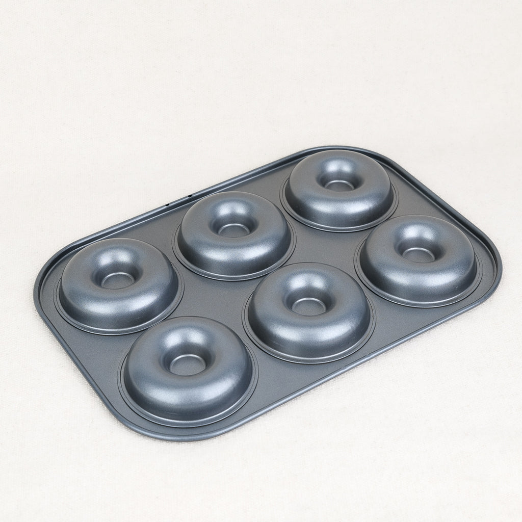 De Buyer 6-cavity mini savarin baking tray 8cm French bakeware