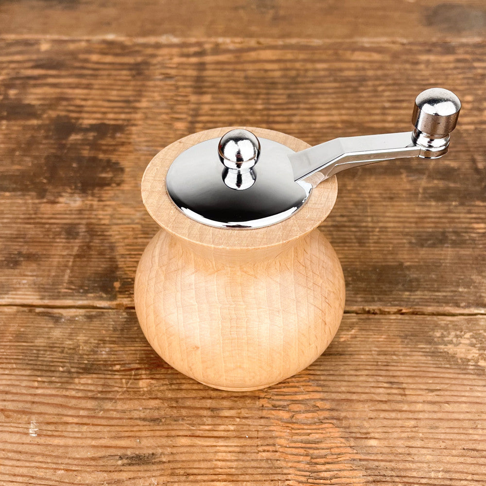 Wooden spice mill