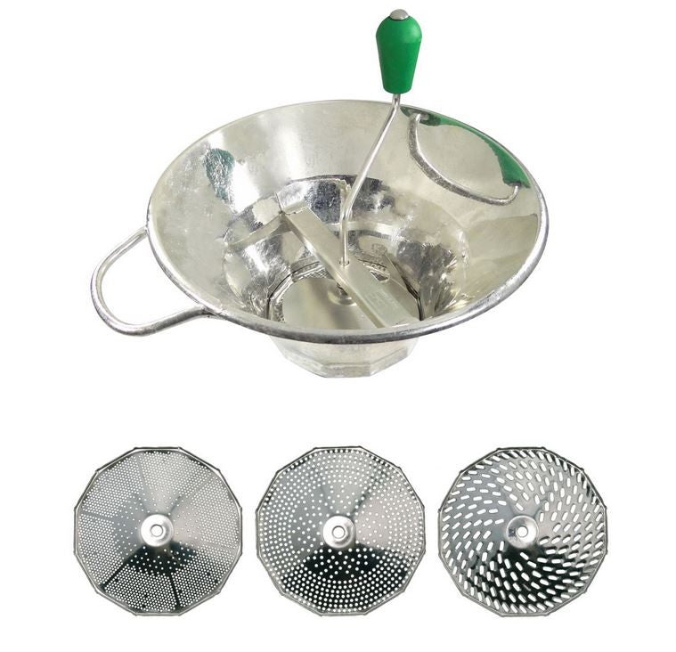 Vegetable mill Ø31cm with 3 discs