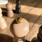Wooden pepper mill