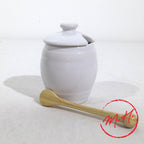 Hotel porcelain mustard pot