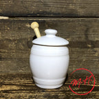 Hotel porcelain mustard pot