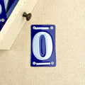 Enamel house number