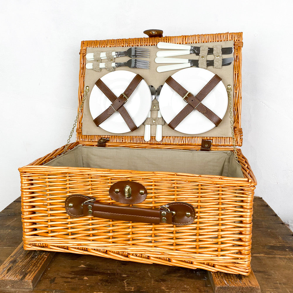 Panier à pique-nique en osier 4 personnes
