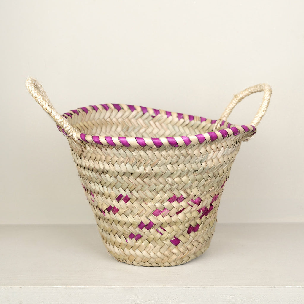 Panier pour enfant en palmier