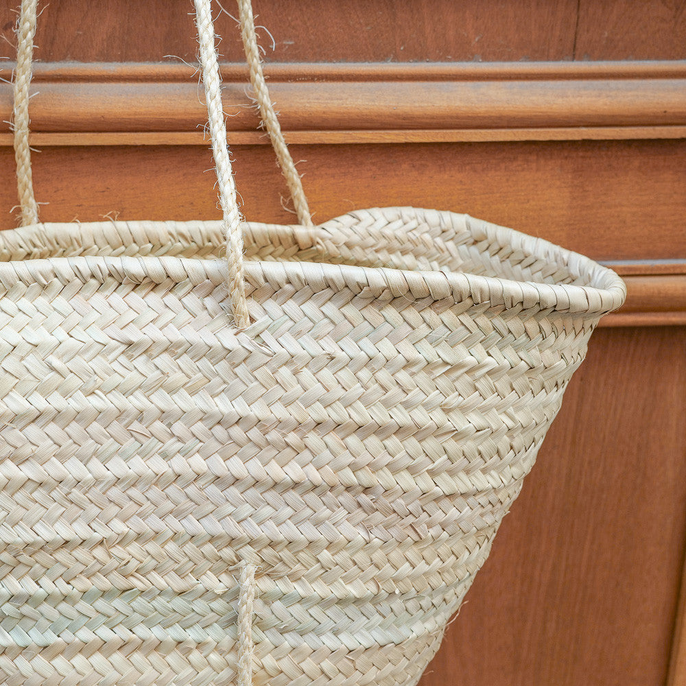 Panier traditionnel en palmier