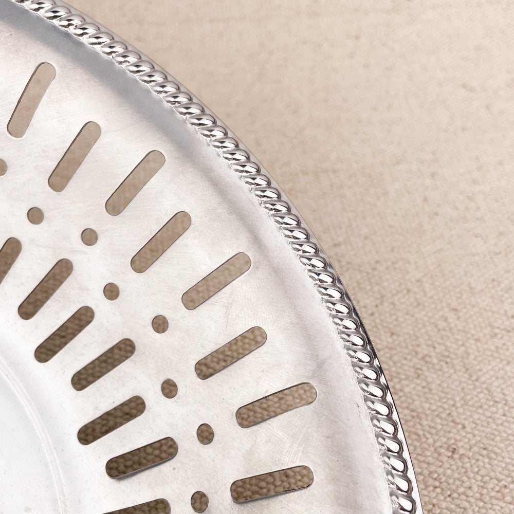 Panière à pain ronde en inox