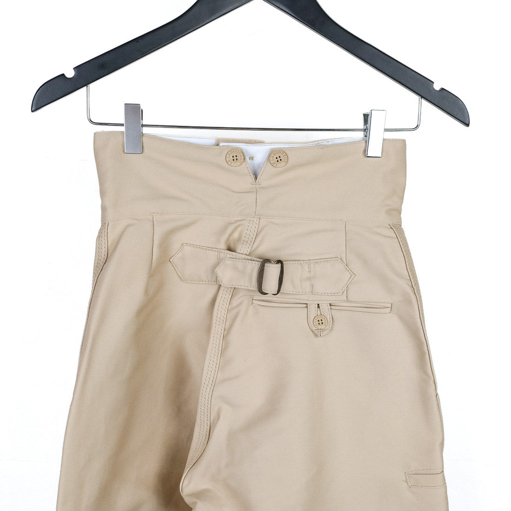 Largeot moleskin pants balloon cut