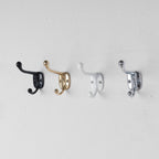 Petit porte-manteau marin en laiton