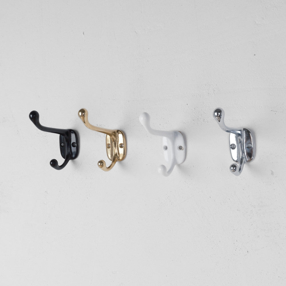 Petit porte-manteau marin en laiton