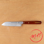 Small Santoku knife, cherry wood