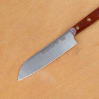 Small Santoku knife, cherry wood