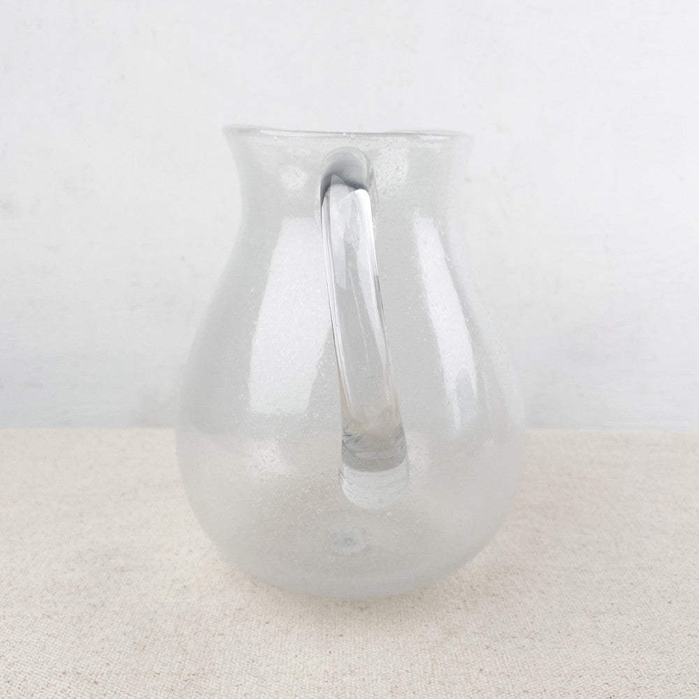 Pichet en pâte de verre soufflé 1,6L