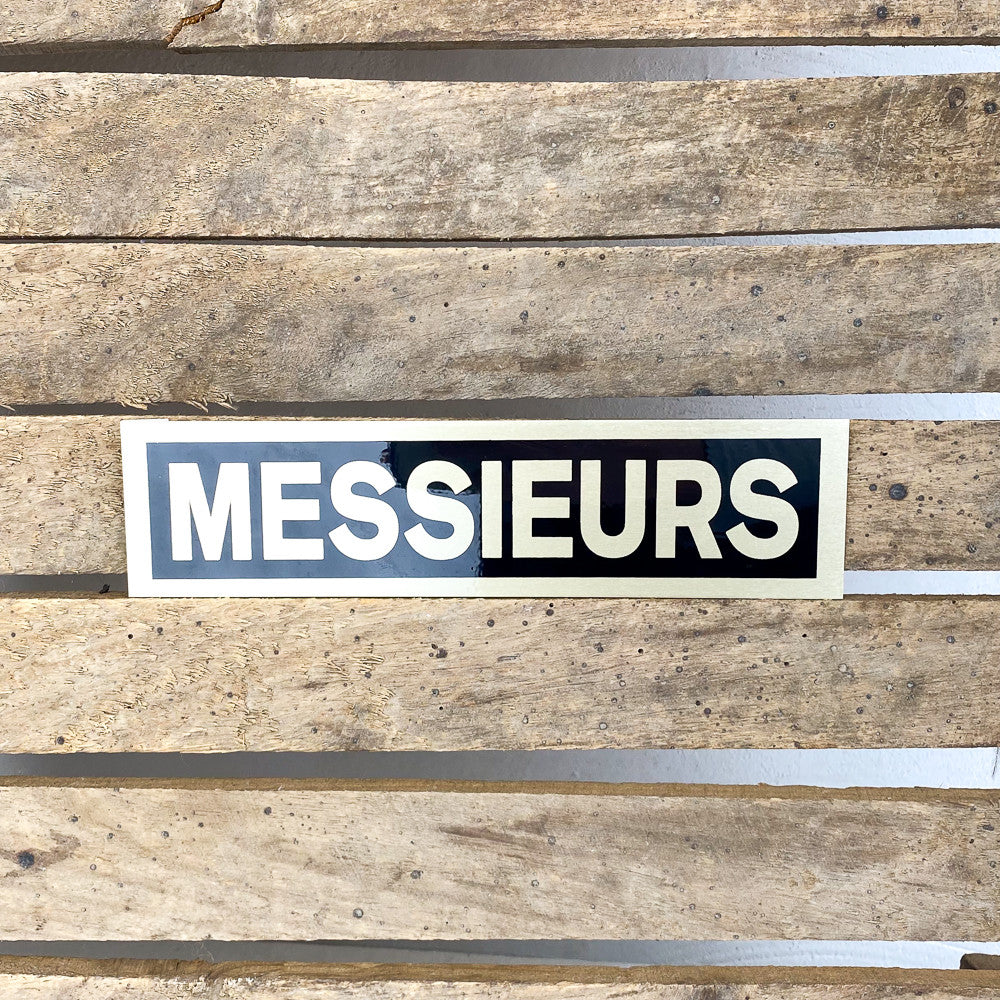 Pictogramme toilettes Dames / Messieurs
