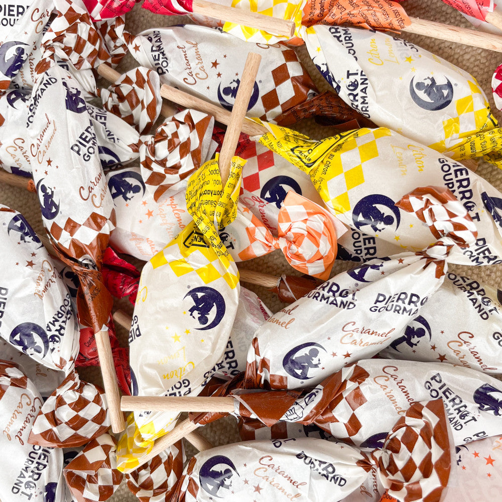 Pierrot Gourmand lollipops