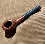 Pipe demi flammée cirée marron