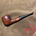 Pipe demi flammée cirée marron
