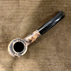 Pipe extra supérieure beige cirée marron