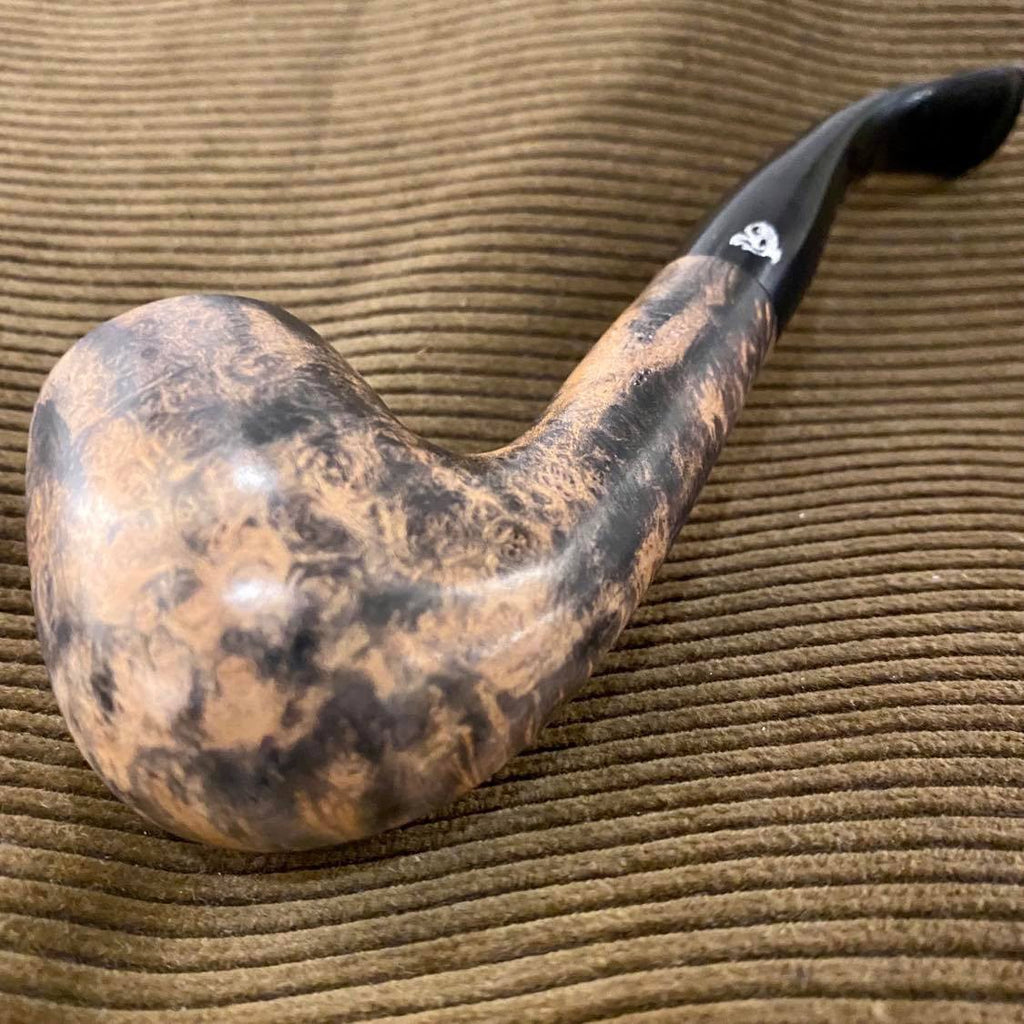 Pipe extra supérieure beige cirée marron
