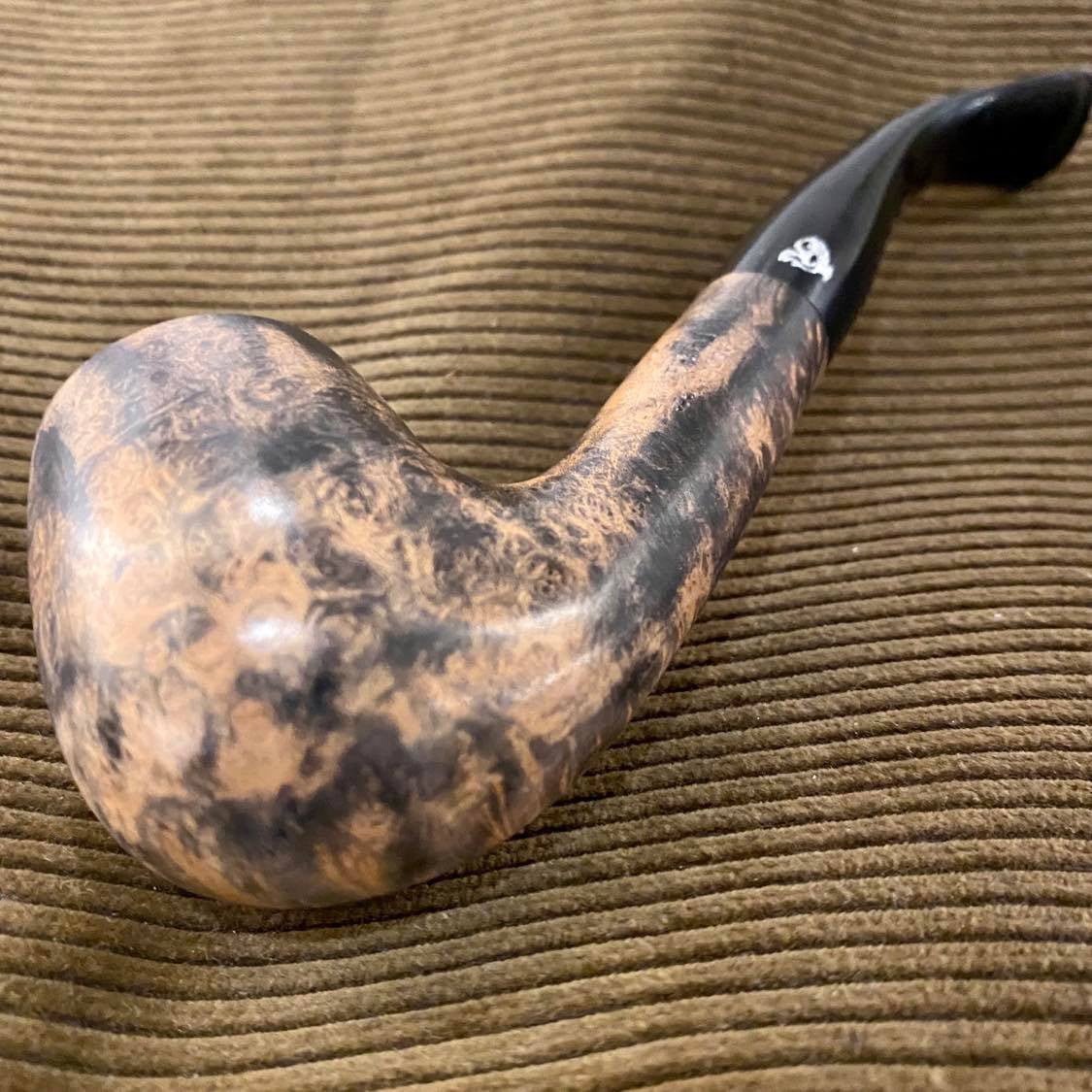 Pipe extra supérieure beige cirée marron