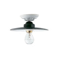 Enamel/ceramic ceiling light 75 W