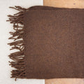 Throw in coloured woven wool 130 x 200 cm