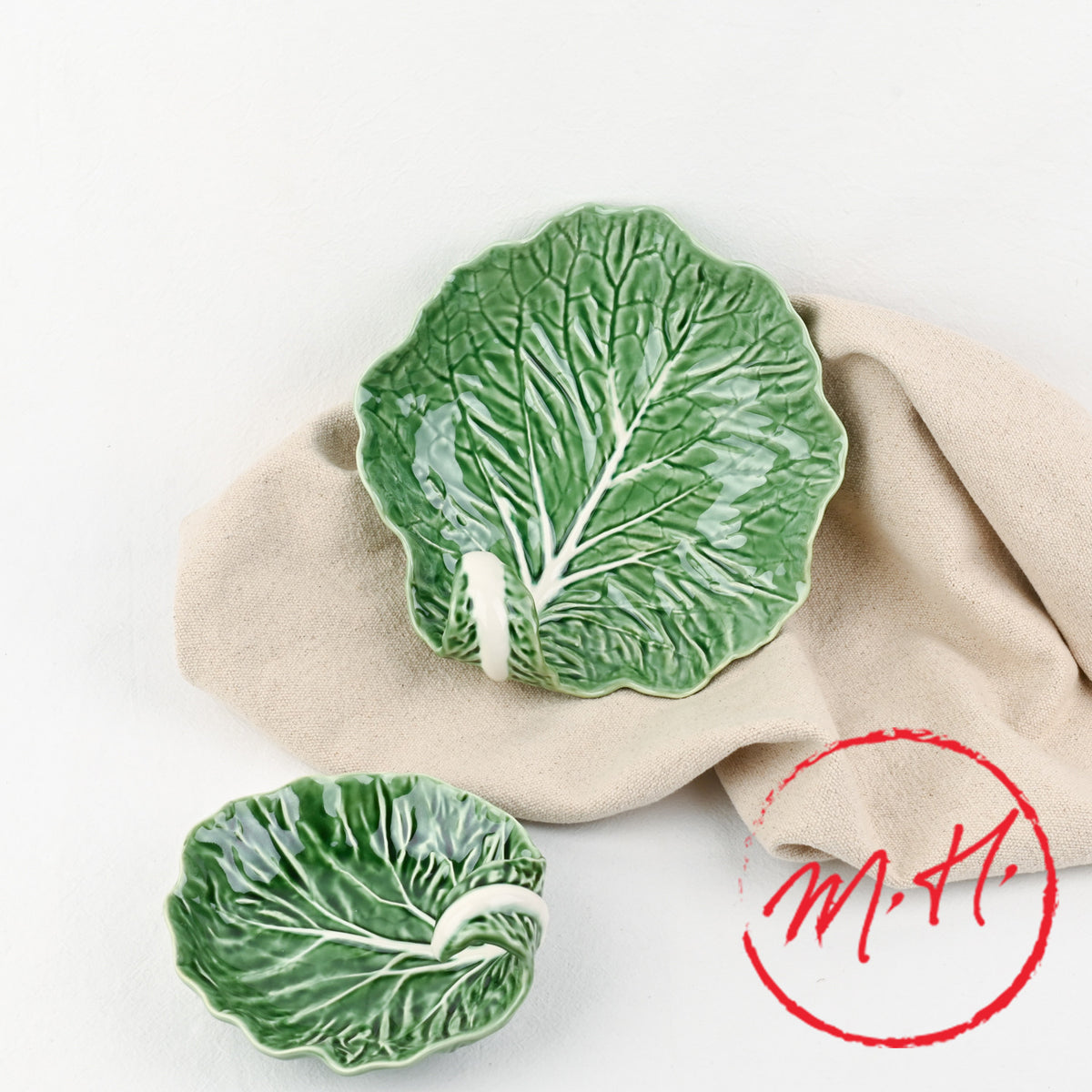 Plat feuille de chou Bordallo