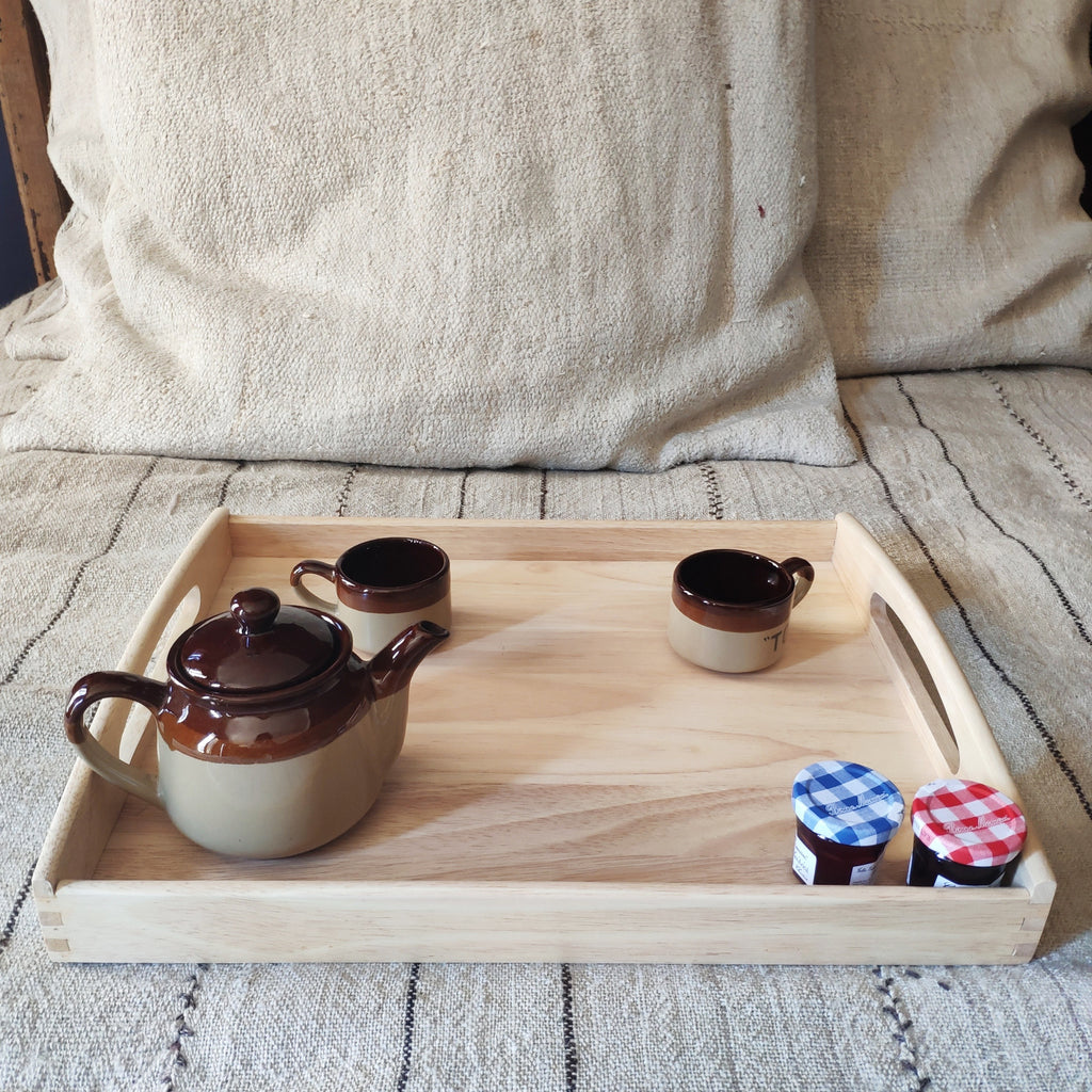 Small wooden tray