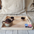 Small wooden tray