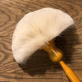 Plumeau "Tête de loup" en poil de chèvre