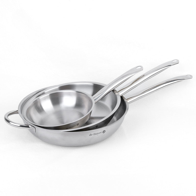 Poêle de Buyer inox brossé