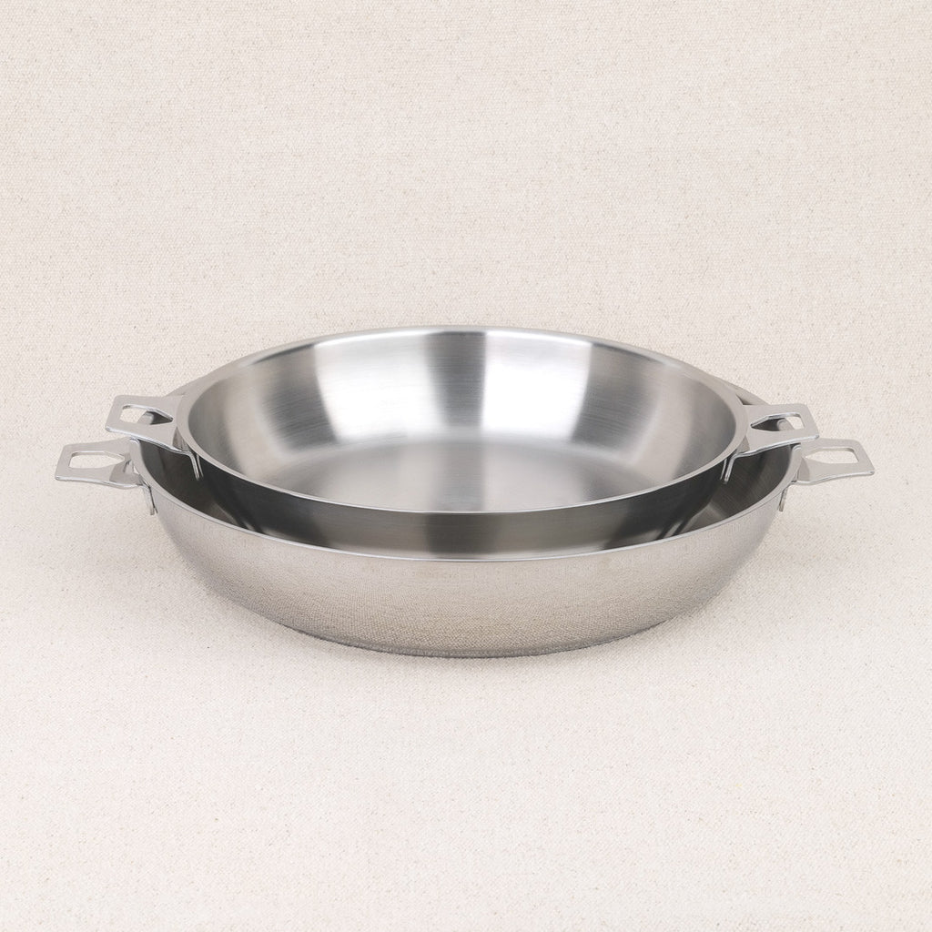 Poêle inox Twisty De Buyer empilables