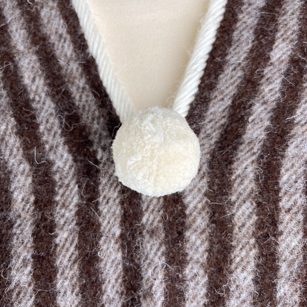 poncho laine merinos