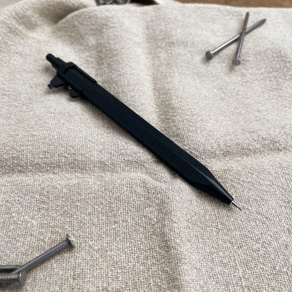 Mechanical pencil caliper