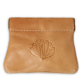 Leather snap coin purse
