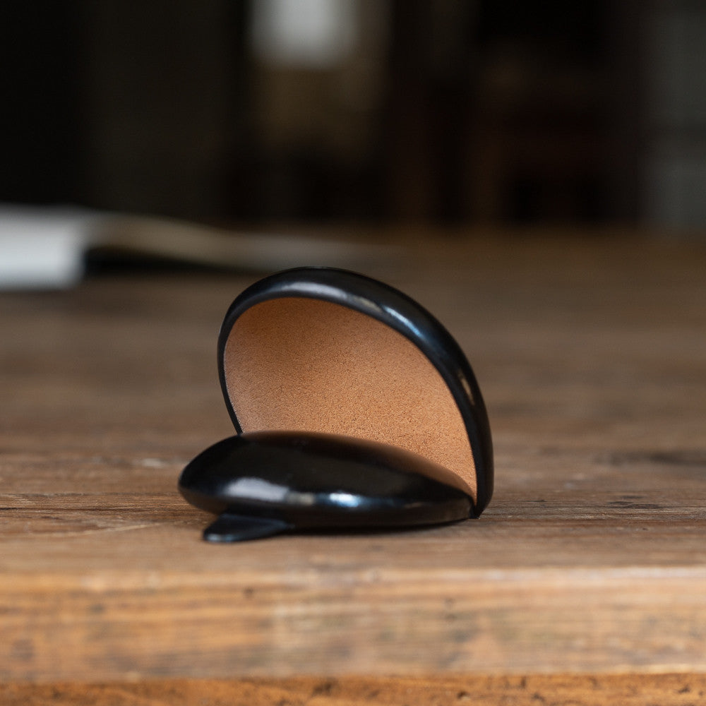 Leather horseshoe coin purse
