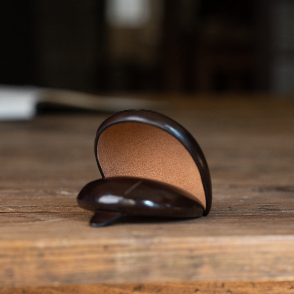 Leather horseshoe coin purse