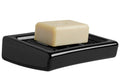 Black porcelain wall mounted soap dish
