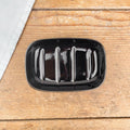 Porte-savon strié en porcelaine