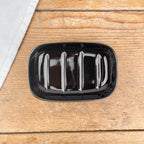 Porte-savon strié en porcelaine