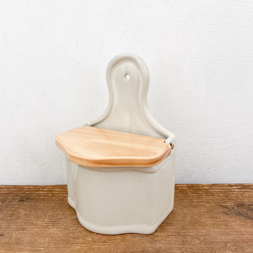 Pot à sel en grès émaillé