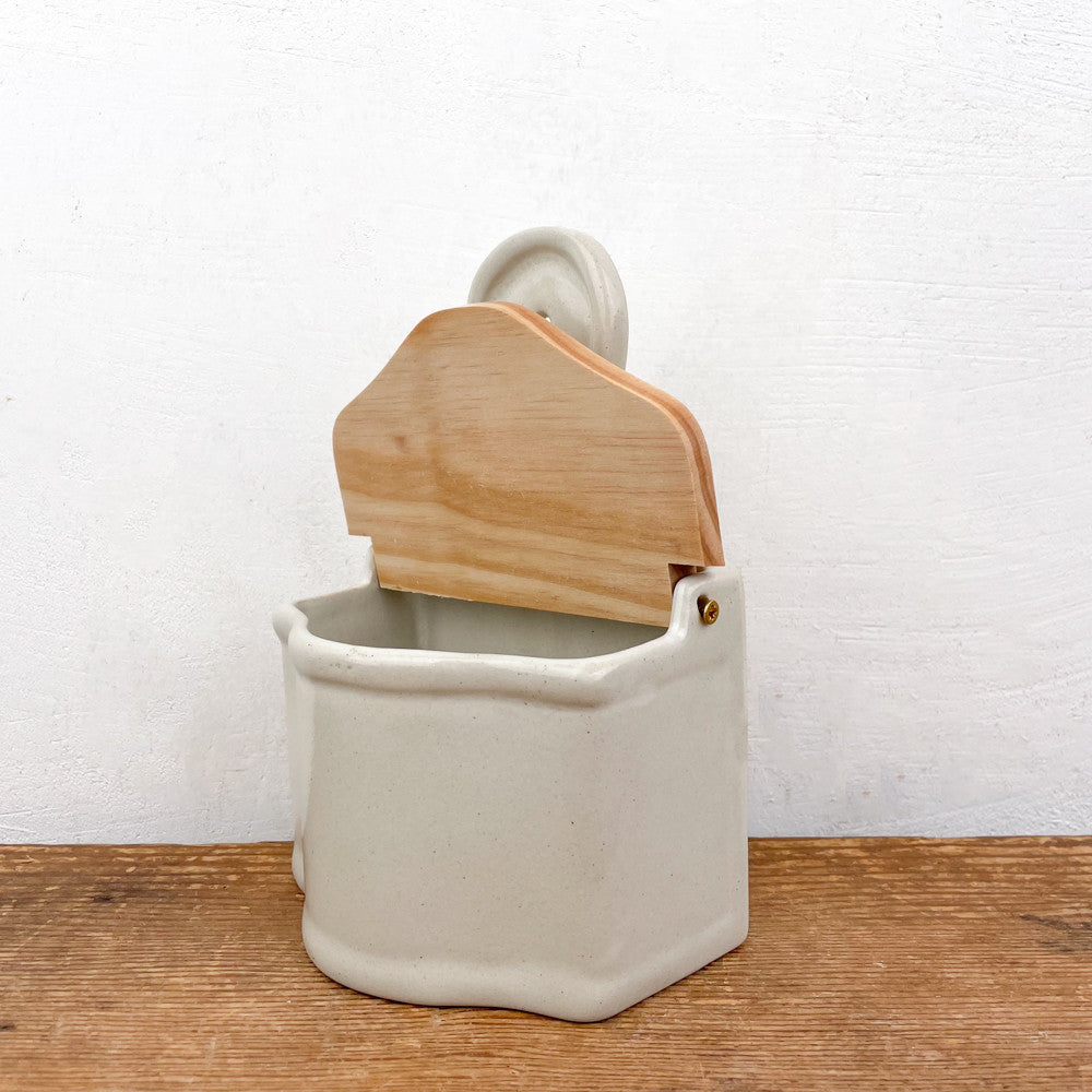 Pot à sel en grès émaillé