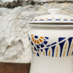 Pot apothicaire en faïence