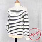 Pull marin blanc rayé