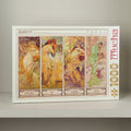 Puzzle Les 4 Saisons Alphons Mucha 1 000 pcs