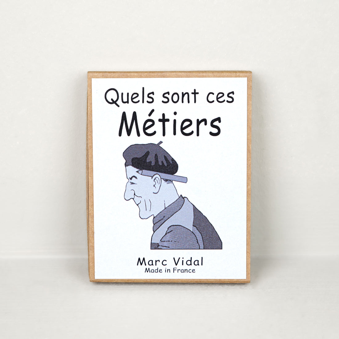 Playing cards from What Are These Trades, a French trivia game about lost professions